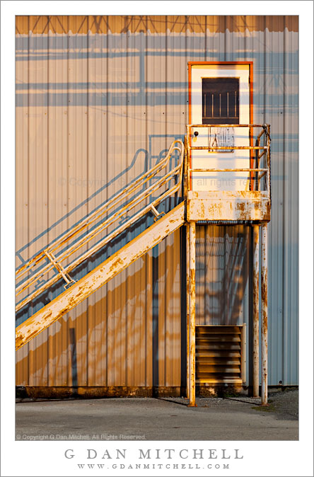 Stairs, Shadows, Door