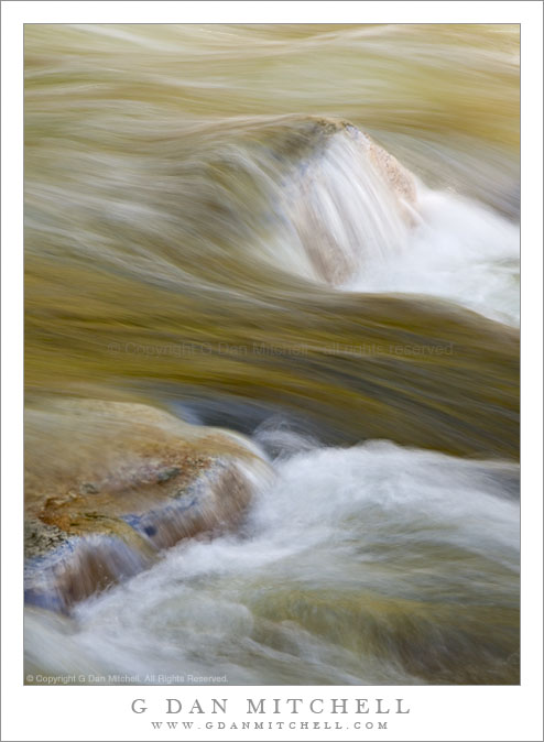 Submerged Rocks and Reflected Light, Tenaya Creek