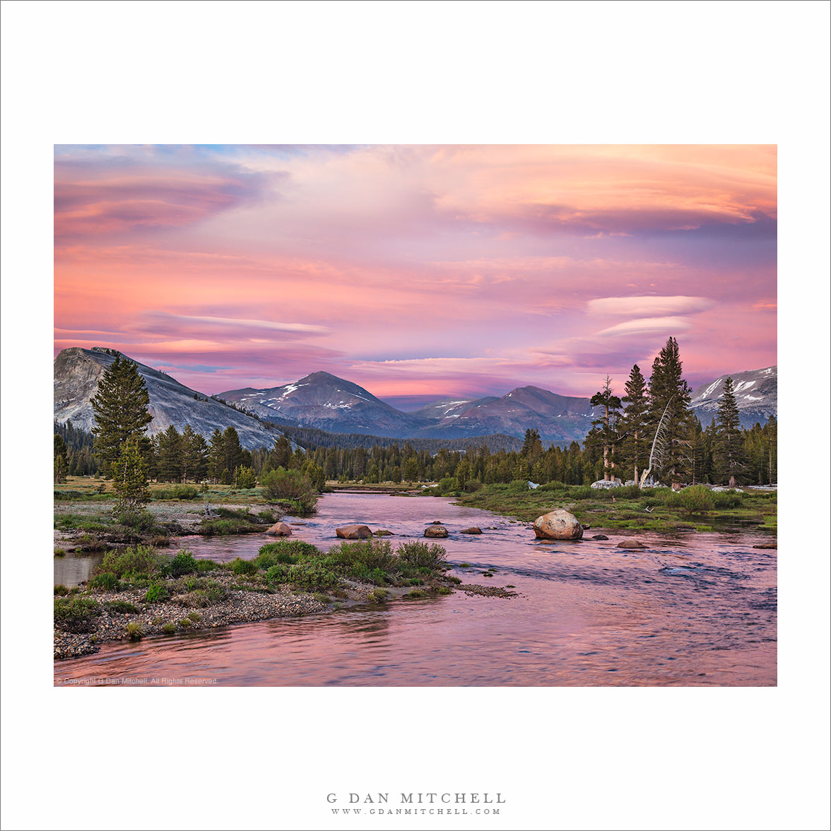 Fiery Evening Sky, Tuolumne Meadows Fiery Evening Sky, Tuolumne Meadows