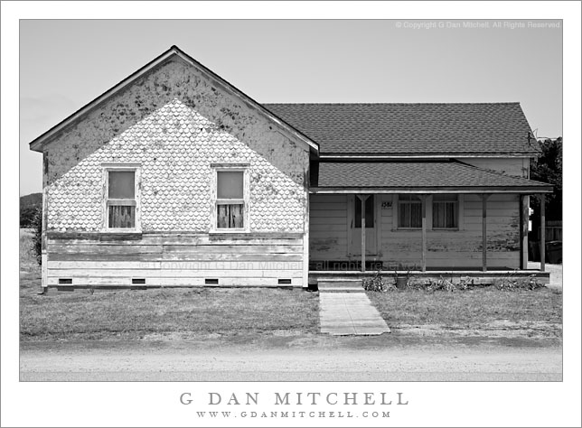 Weathered White House, Pescadero