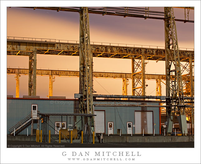 Shipbuilding Yard Towers, Night