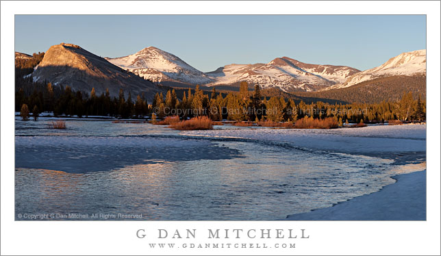 Tuolumne Meadows - Flooding River and Spring Snow