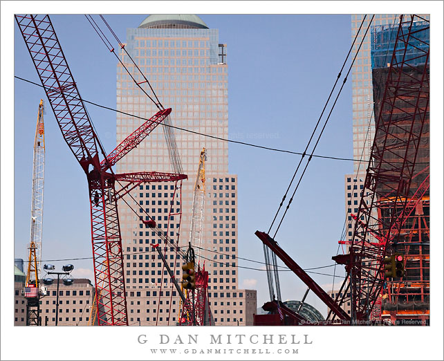 Space with Cranes and Sky