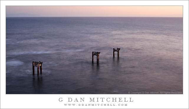 Abandoned Pier, Davenport, Dusk