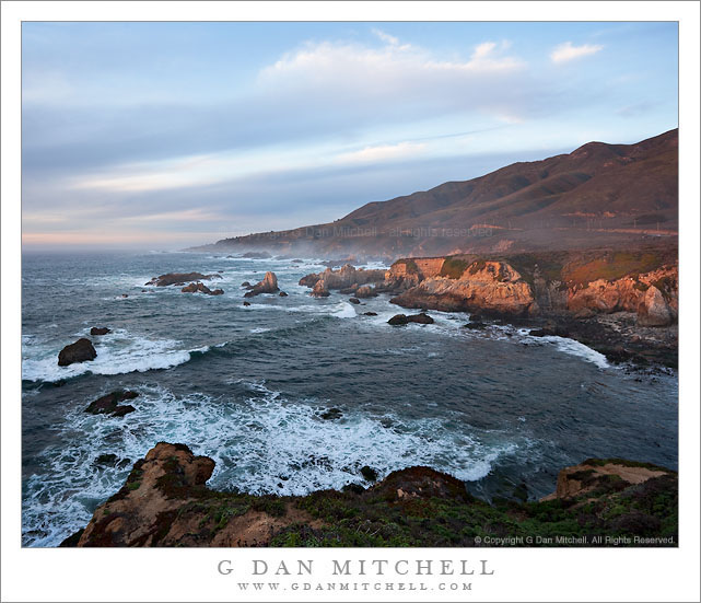 Winter Evening, Big Sur Coastline