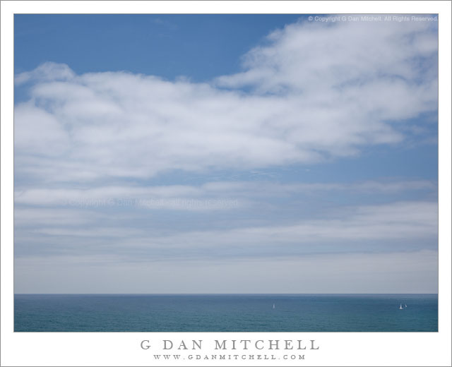 Sailboats, Pacific Ocean