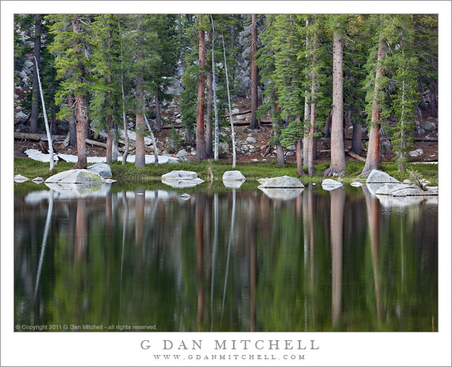 Morning Reflections, Unnamed Lake