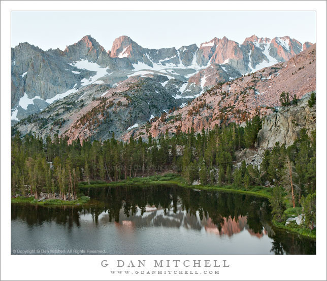 Fourth Lake and the Palisades, Dawn