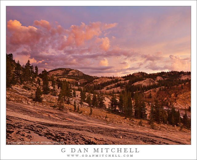 Evening Clouds, Tuolumne River Valley