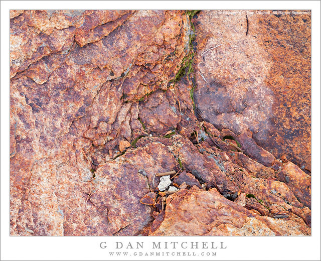 Granite Slab After Rain