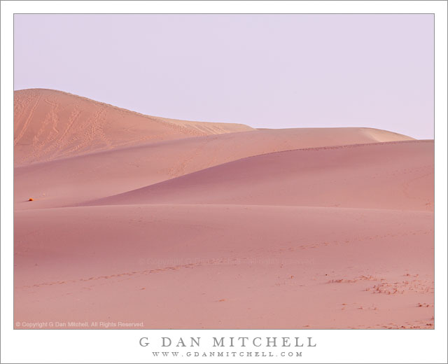 Eureka Valley Dunes, Twilight - 