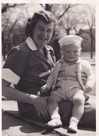 In Memoriam: Elinor Danforth Mitchell - with her oldest child and almost certainly photographed by her husband, Richard S. Mitchell