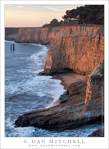 Davenport Bluffs, Sunset