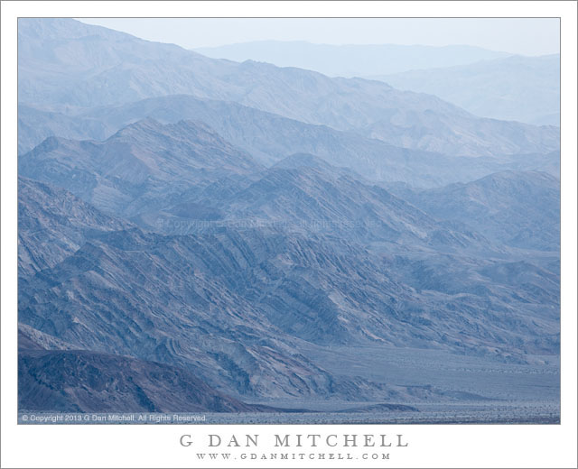 Desert Mountains, Pre-Dawn Haze