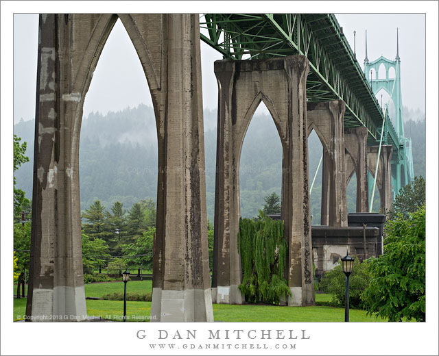 Beneath the St. Johns Bridge