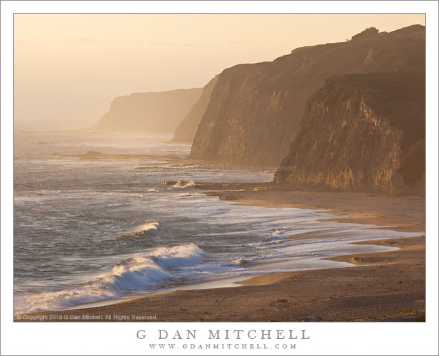 Beach and Bluffs, Evening