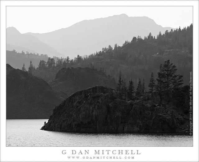 Fisherman, Ellery Lake, Sierra Crest