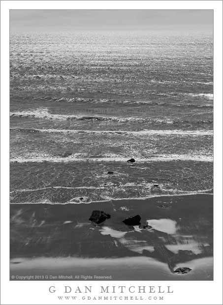 Beach and Rocks, Pacific Ocean