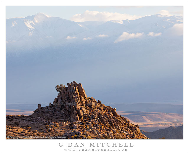 Outcropping, White Mountains, Morning