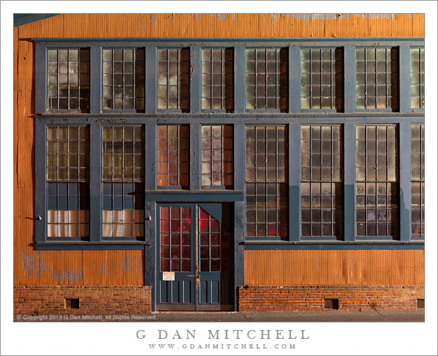 Industrial Building, Red Lights