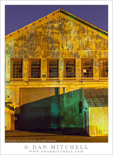 Yellow Building, Green Shadow