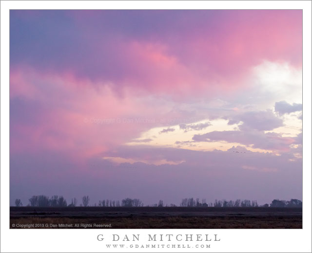 Sunset Virga, San Joaquin Valley