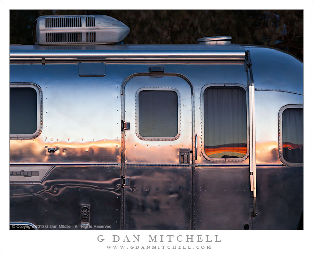 Desert Sunrise, Trailer Reflection