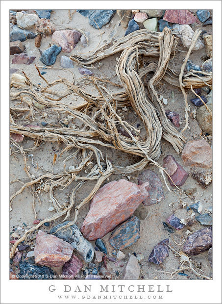 Rocks, Sand, Wood