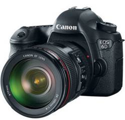 Canon 6D DSLR with Canon 24-105mm f/4L IS