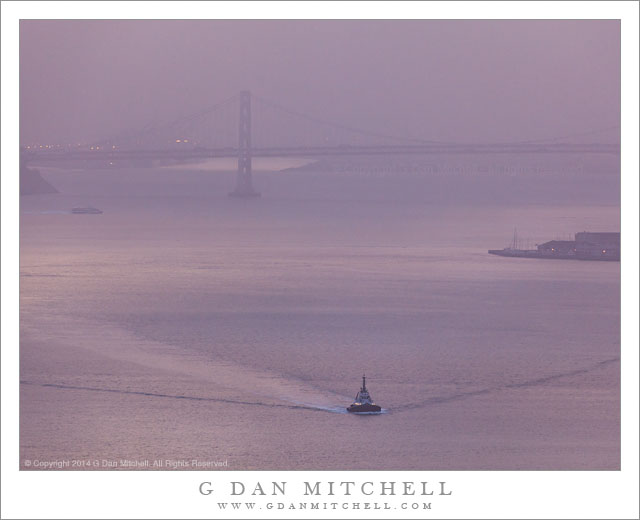 Tugboat, Dawn, San Francisco Bay