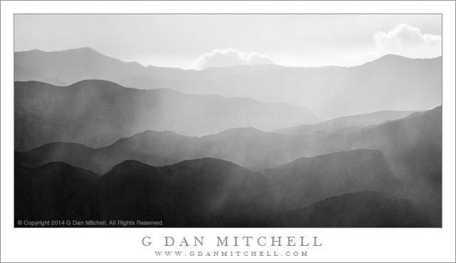 Dissipating Rain, Cottonwood Mountains