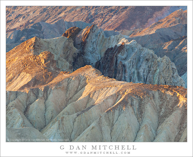 G Dan Mitchell Photograph: Morning Light, Badlands Terrain - Death ...