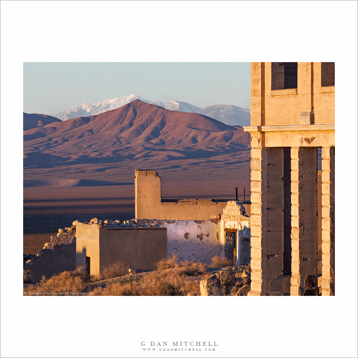 Rhyolite, Amargosa Valley, Telescope Peak