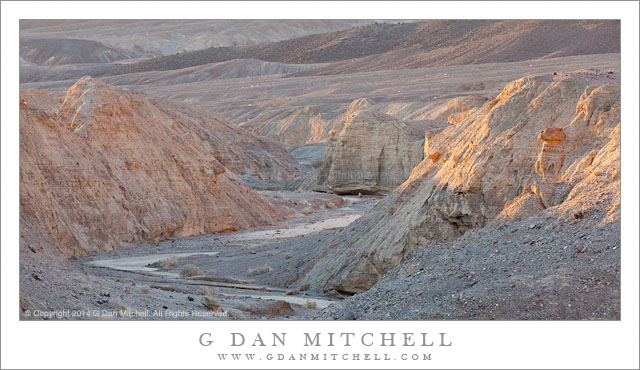 Desert Wash, Evening Light