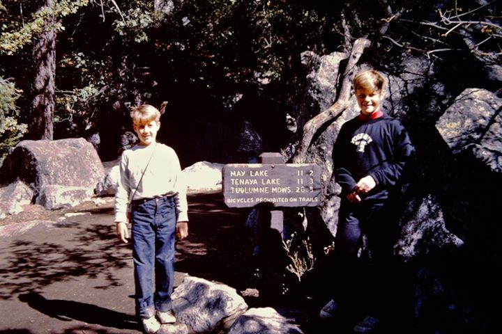 G Dan and Richard Mitchell in Yosemite, date unknown