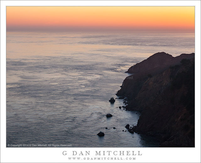 Winter Dusk, Pacific Ocean