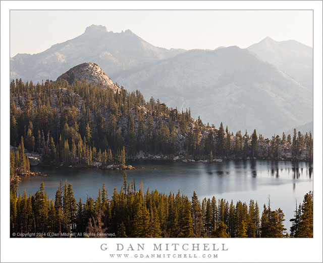 Subalpine Lake, Forest, and Ridges