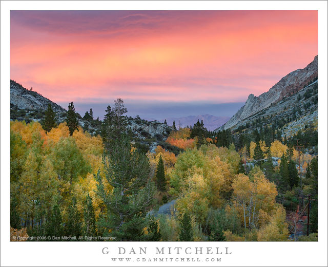 Eastern Sierra Autumn Sunset