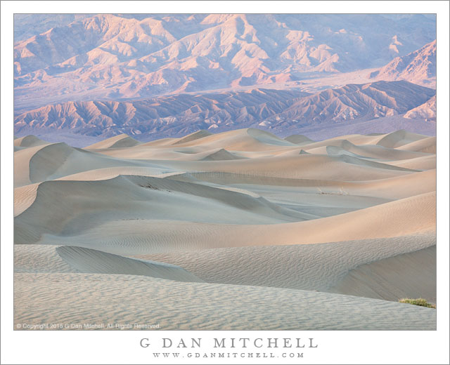 Dunes and Mountains, Evening