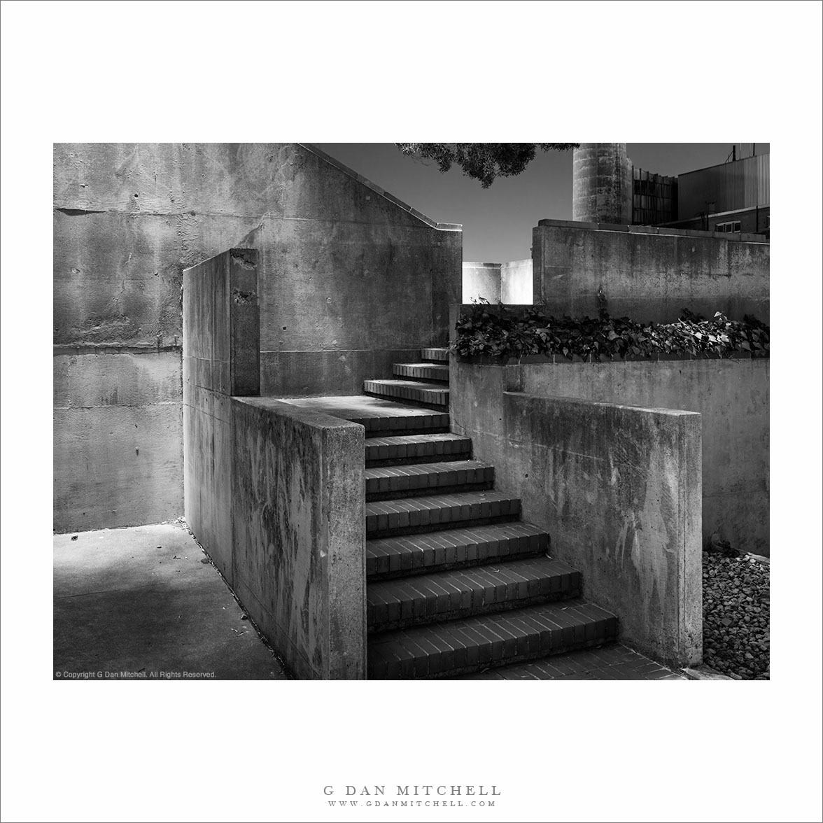 Steps and Concrete Walls, Night