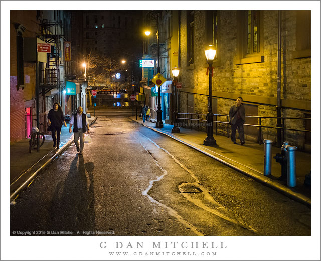 Pedestrians, Mosco Street