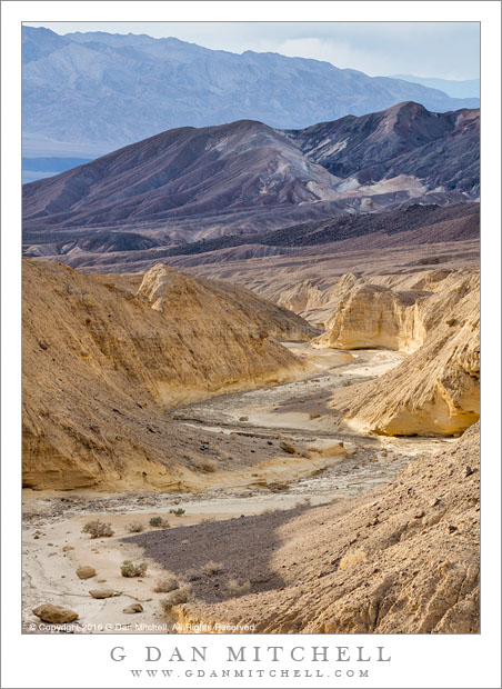 Desert Wash and Mountains