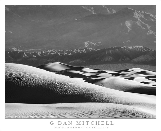 Dunes and Mountains, Morning