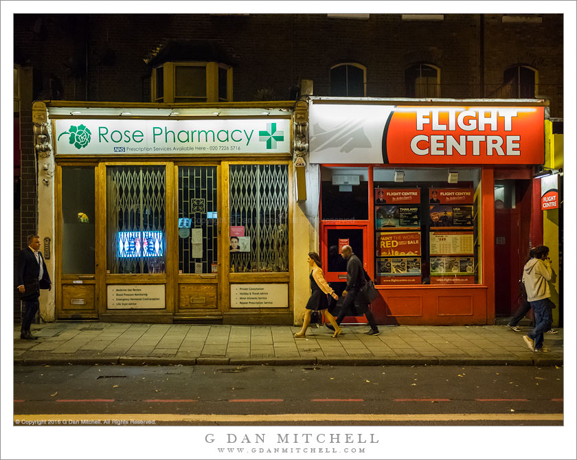 Night Pedestrians, London