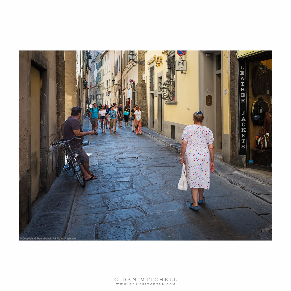 Woman In Polka Dot Dress