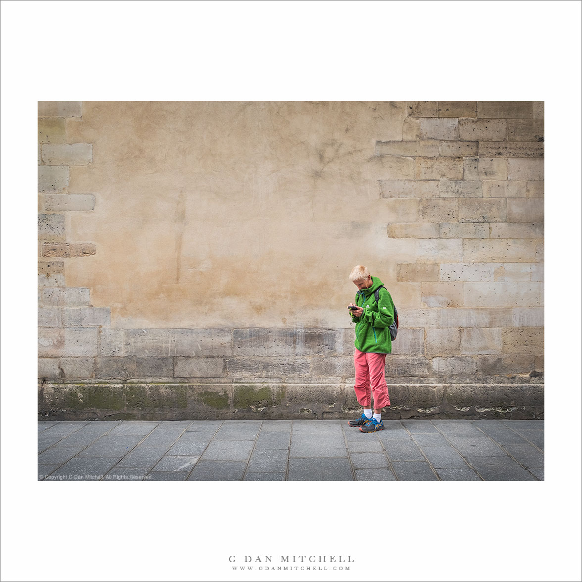 Person, Wall, Le Marais