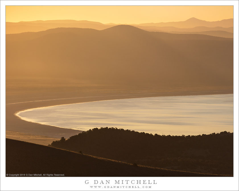 Mountains and Lake, Autumn Haze