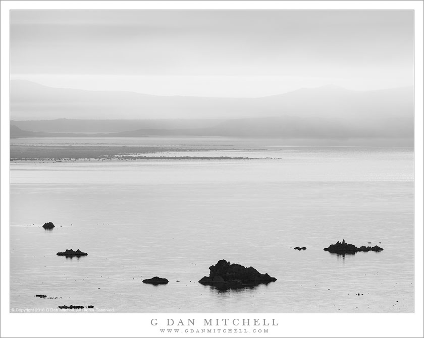 Tufa, Wildfire Smoke, Mono Lake