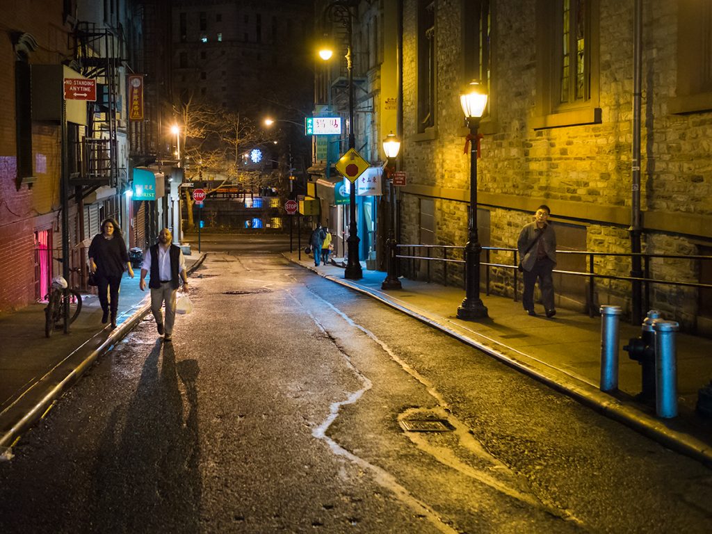 Pedestrians, Mosco Street