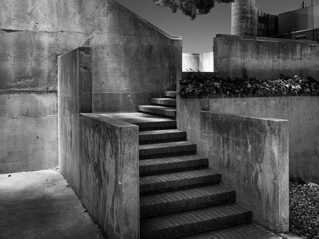 Steps and Concrete Walls, Night